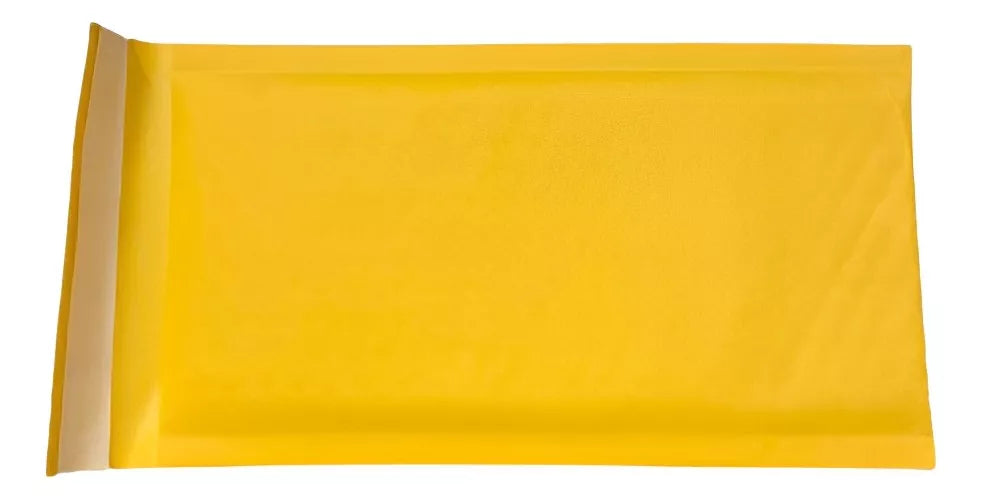 390 Sobres Burbuja 13x23cm Adhes Bubble Mailers Amarillo