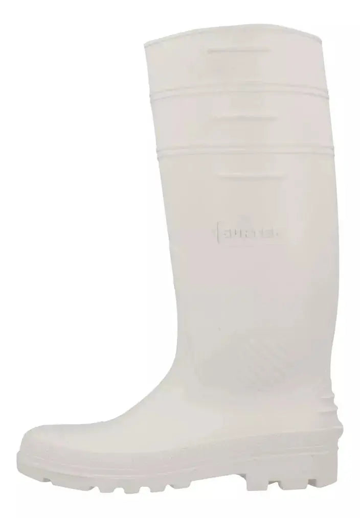 Botas Plasticas Sanitarias Surtek 27 Cm Pvc Blancas - Lock - vista lateral