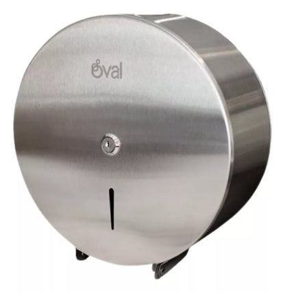 Despachador Papel Jumbo Oval Inoxidable Uso Rudo Indutrial