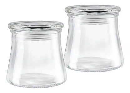 Set De 3 Frascos Especieros Vidrio Con Tapa Organizador