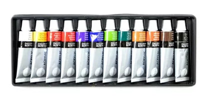Pintura Acuarela Daler Rowney Simply Tubo 12ml 12 Colores