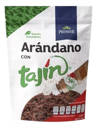 Arándano Enchilado Con Tajin Premier 1 Kg Snacks Saludables