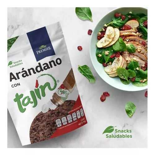 Arándano Enchilado Con Tajin Premier 1 Kg Snacks Saludables