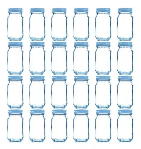 24 P Tarro Conserva Frasco Vidrio Envase Dulcero 110ml 4oz - Distenvases - detalle