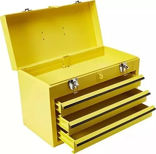 Caja Portaherramientas Surtek Metal 11''x18''x9'' 3 Gavetas