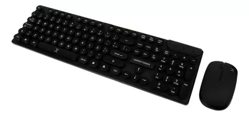 Kit Teclado Mouse Inalambrico Perfect Choice Teclas Redondas