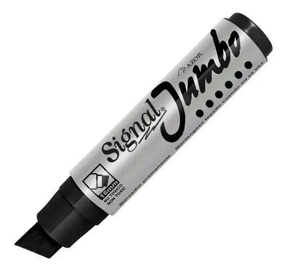 Plumon Permanente Azor Jumbo Signal Secado Rapido 1 Pieza Elige Color Azor