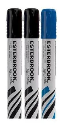 Marcador Sharpie Esterbrook  Permanente Paquete con 3 Piezas