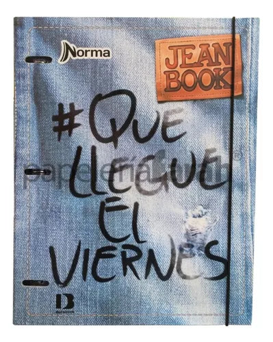 Carpeta Profesional Norma Jean Book 100 Hojas Rayas Durabook