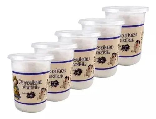 5Kg De Pasta Francesa Porcelana Flexible Policraft - Policraft - vista lateral