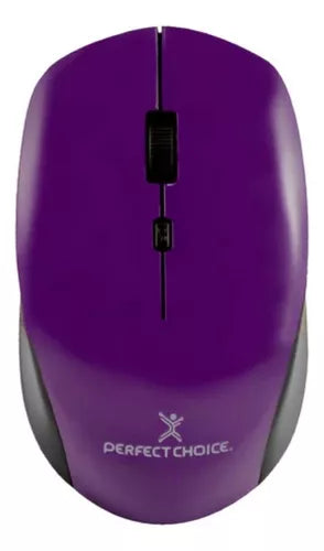 Mouse Inalambrico Morado Perfect Choice Conector Usb 2200