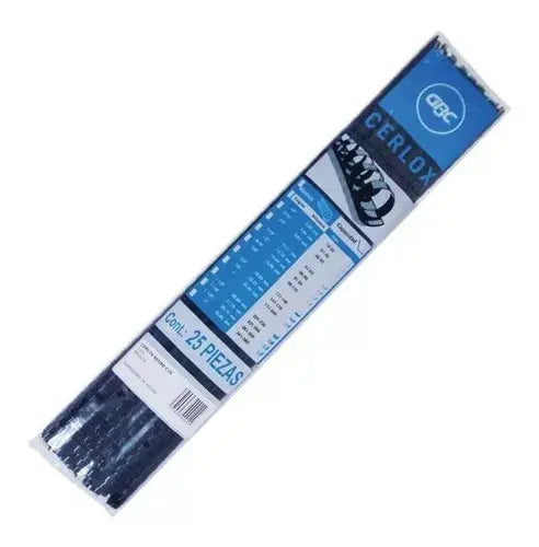 25 Arillos Plastico Engargolar Gbc 3/8 Color Negro 50 Hojas - GBC - vista trasera