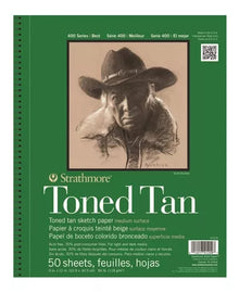 Cuaderno Dibujo Strathmore Toned Tan Block 23 X 30.5cm
