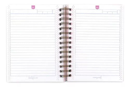 Libreta Cuaderno Norma Kiut Francesa 160hjs Rayas Pasta Dura
