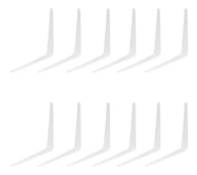 12 Mensulas Repisa Acero Blanco 15 X 20 Cm Dogotuls