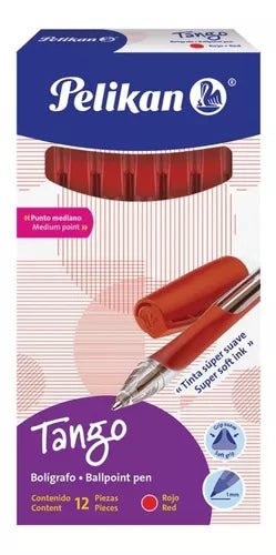 Bolígrafos Semi Gel Pluma Tango Pelikan 12 Piezas Elegir Color - MarchanteMX