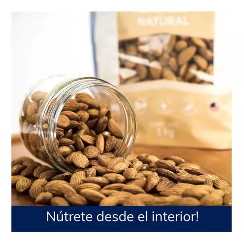 Almendra Natural Premier Premium Almonds De 1 Kilo Zipper