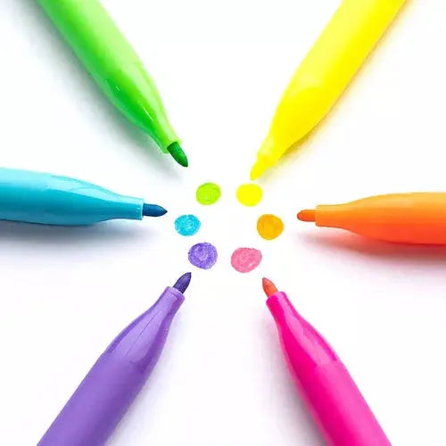 Plumones de Colores Faber Castell Fiesta Lavable 12 Pz - FaberCastell - detalle