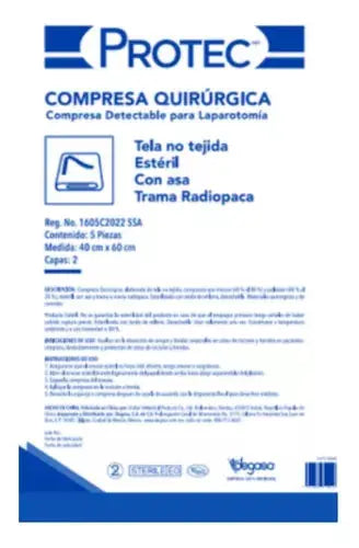 Compresa Esteril Protec Tela No Tejida Gasa Quirurgica - Dogotuls