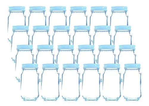 24 P Tarro Conserva Frasco Vidrio Envase Dulcero 110ml 4oz - Distenvases - vista lateral