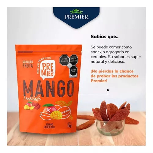 Mango Natural Enchilado Premier De 1 Kilo Sin Gluten