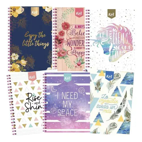 Libreta Raya Norma Kiut Profesional 200 Hojas 5 Materias - Marchante MX