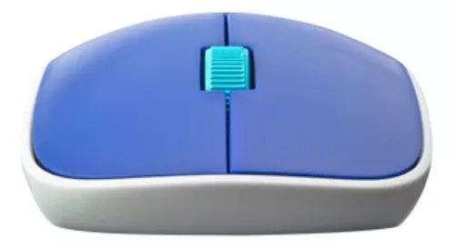 Mouse Azul Inalambrico Viva Easy Line Sensor Optico 1000 Dpi