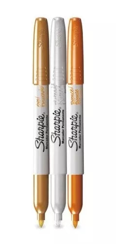 Marcadores Permanentes Sharpie Metálicos 3 Piezas