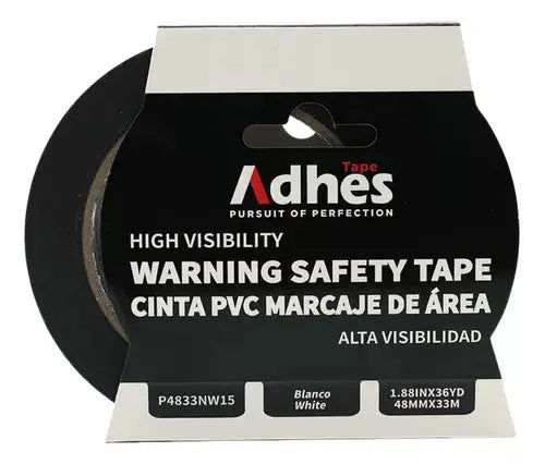 Cinta Delimitadora Area Marcaje Pisos Adhes 48mmx33m Elegir Color Negro - ADHES