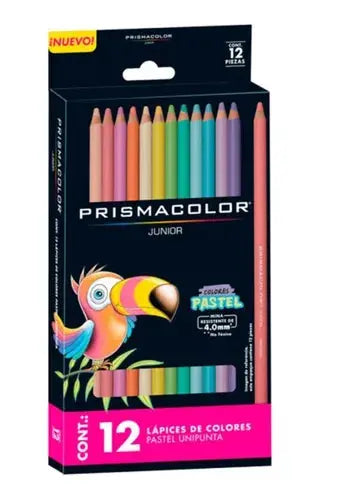 Lápices de Colores Prismacolor Junior Pastel 12 piezas - Prismacolor - empaque