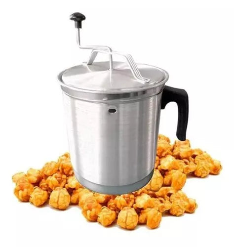 Olla Palomera Aluminio Alpro Tapa Cristal 18 X 18 Cm