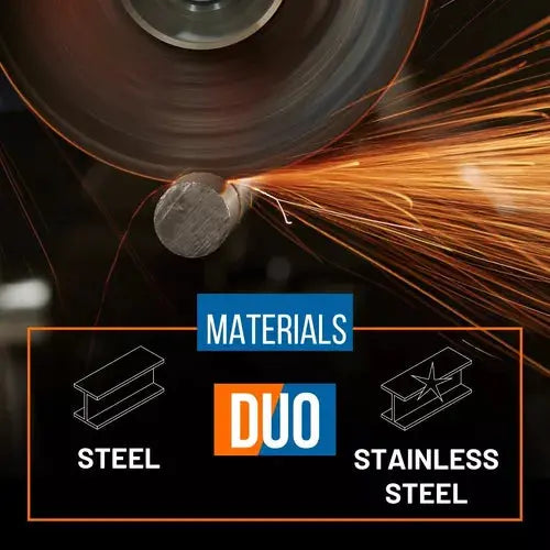 25 Pz Disco Duo Corte Acero/ Inox Fandeli Dcd-108 4.5 PuLG - Fandeli - detalle