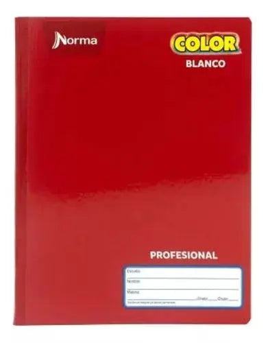Libreta Cuaderno Profesional Cosido Norma 100h Blanco Dibujo - Marchante MX