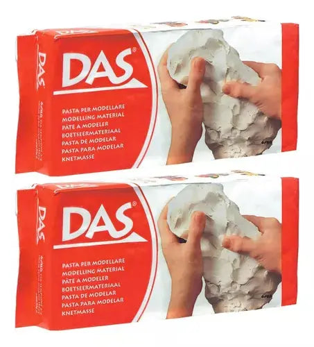 2pz Pasta Masa Das Blanca 500g c/u Modelar Cerámica Fría - Das - detalle
