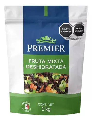 Fruta Mixta Entera Deshidratada Premier De 1 Kilo Zipper - Premier - detalle