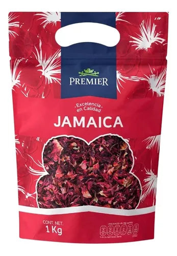 Jamaica Natural Premier De 1 Kilo Zipper Flor Para Infusion