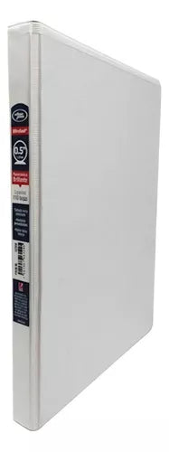 Carpeta Vinil Brillante Wilson Jones Blanca 0.5 Argolla O