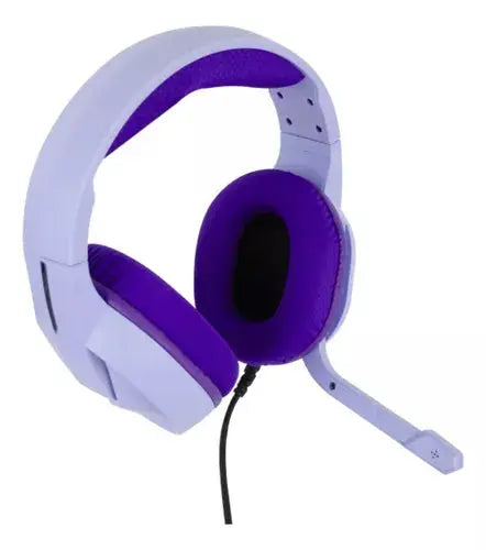 Audifonos Gamer Alambricos Morados Axolotl Vortred Luz Rgb - Vortred - detalle