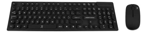 Kit Teclado Mouse Inalambrico Perfect Choice Teclas Redondas