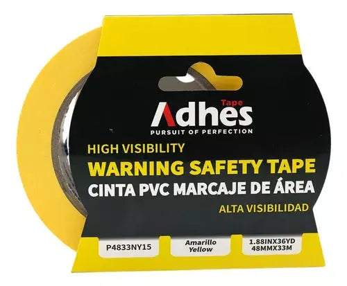 Cinta Delimitadora Area Marcaje Pisos Adhes 48mmx33m Elegir Color Amarillo - ADHES