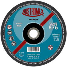 5 piezas Disco Abrasivo 876 Austromex para Corte Austromex