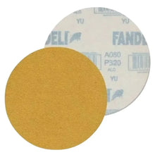 Disco Lija Fandeli E080 6 Velcro Grano 60 Madera  Plástico Fandeli