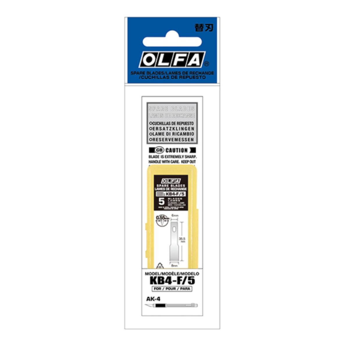 Repuesto Olfa para AK-4 en Forma de Cincel