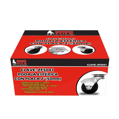 Rodaja Esferica Dogotuls Placa 50mm