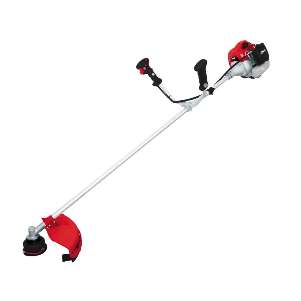 Desbrozadora de gasolina 33cc - AKSI - INDUSTRIAL USO RUDO con Mango de control tipo bici para facilitar el control, Cuchilla TRIAC para corte en maleza, desbrozadora gasolina motor 2 tiempos - Aksi