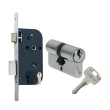 Cerradura Embutir Tover 132 Cilindro Llave Plateado