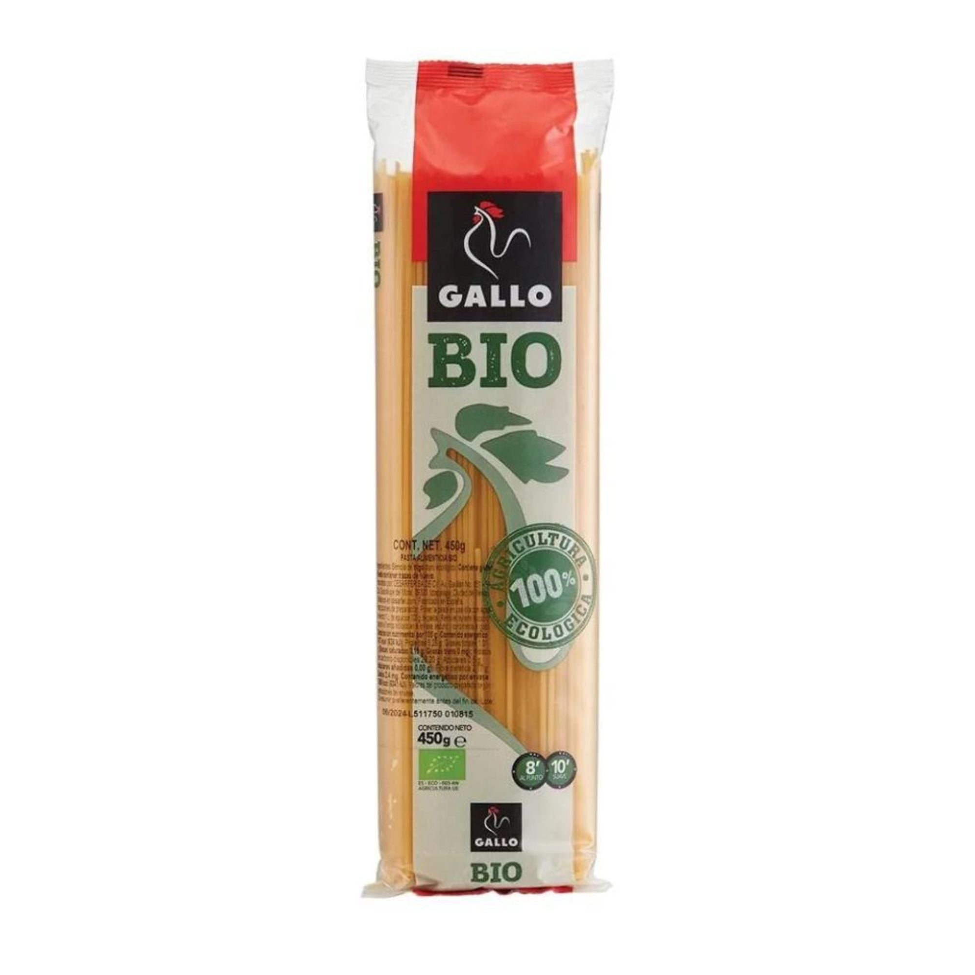 Spaghetti Biológico 450g - Pastas La casa del bacalao