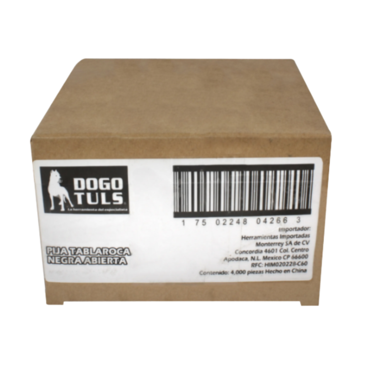 Caja 4,000 Pzas Pija Tablaroca 8 x 1-1/2" Cabeza Abierta