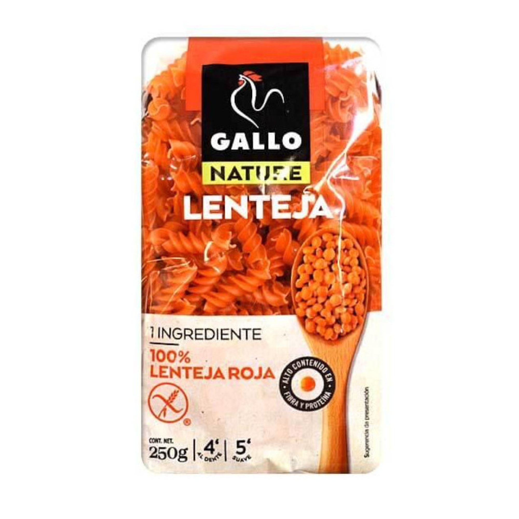 Nature Helice Lenteja 250g - Pastas La casa del bacalao