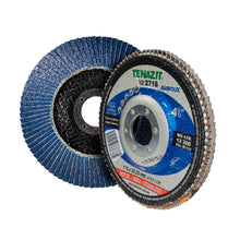 Disco laminado, especificación TZS - 80, grano zirconio, de 115 x 22.23 mm Austromex